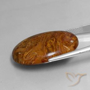 Pietersite Multicolore naturelle ovale, 30.70 ct, Opaque