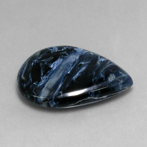 Pietersite Multicolore naturelle En forme de poire, 17.64 ct, Opaque
