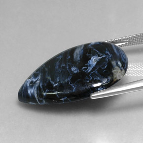 Pietersite Multicolore naturelle En forme de poire, 17.64 ct, Opaque