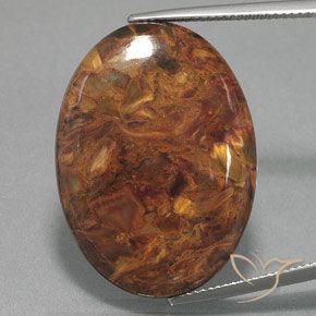 Pietersite Multicolore naturelle ovale, 27.33 ct, Opaque
