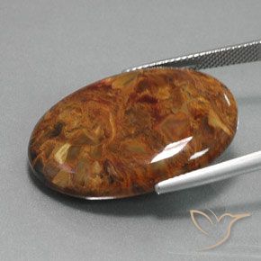 Pietersite Multicolore naturelle ovale, 27.33 ct, Opaque
