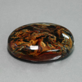 Pietersite Multicolore naturelle ovale, 41.88 ct, Opaque