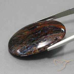 Pietersite Multicolore naturelle ovale, 21.47 ct, Opaque