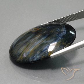 Pietersite Multicolore naturelle ovale, 25.62 ct, Opaque