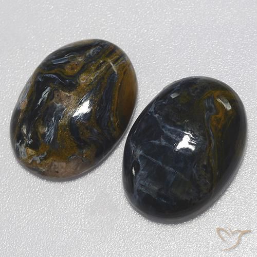 Shop natural 18.62ct Multicolore Pietersite gems, ovale, from Namibie at GemSelect. In stock, global shipping!