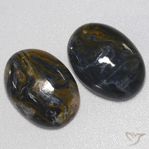 Shop natural 18.62ct Multicolore Pietersite gems, ovale, from Namibie at GemSelect. In stock, global shipping!
