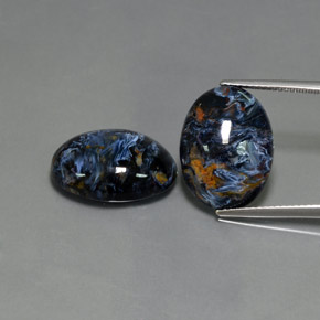 Achetez naturel ct Multicolore Pietersite gems, Coupe ovale, En provenance Namibie chez GemSelect. En stock, livraison internationale!