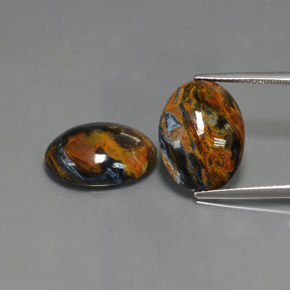 Achetez naturel ct bleue piétersite gems, coupe ovale, en provenance namibie chez gemselect. en stock, livraison internationale!