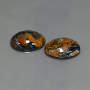 Achetez naturel ct bleue piétersite gems, coupe ovale, en provenance namibie chez gemselect. en stock, livraison internationale!