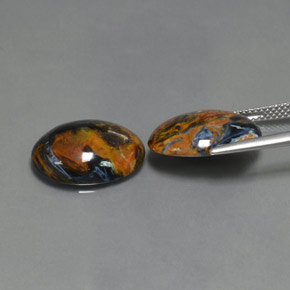Achetez naturel ct bleue piétersite gems, coupe ovale, en provenance namibie chez gemselect. en stock, livraison internationale!