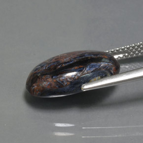 Pietersite Multicolore naturelle ovale, 4.65 ct, Opaque