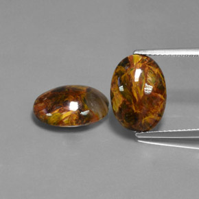 Achetez naturel ct Multicolore Pietersite gems, Coupe ovale, En provenance Namibie chez GemSelect. En stock, livraison internationale!