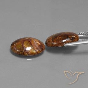 Shop natural 8.23ct Multicolore Pietersite gems, ovale, from Namibie at GemSelect. In stock, global shipping!