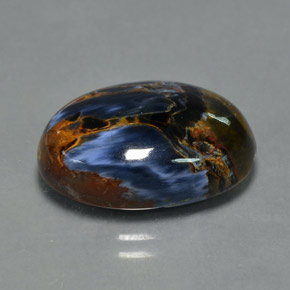 Piétersite multicolore naturelle coupe ovale, 10,35 ct, opaque