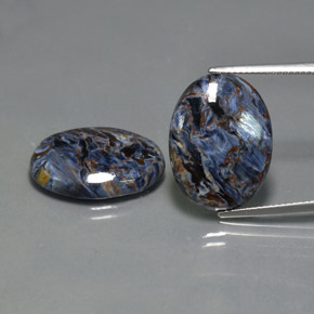 Achetez naturel ct Multicolore Pietersite gems, Coupe ovale, En provenance Namibie chez GemSelect. En stock, livraison internationale!