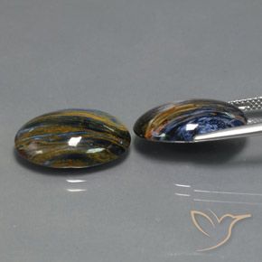 Shop natural 16.26ct Multicolore Pietersite gems, ovale, from Namibie at GemSelect. In stock, global shipping!