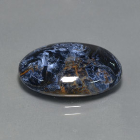 Piétersite multicolore naturelle coupe ovale, 10,42 ct, opaque