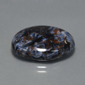 Pietersite Multicolore naturelle Coupe ovale, 12.34 ct, Opaque