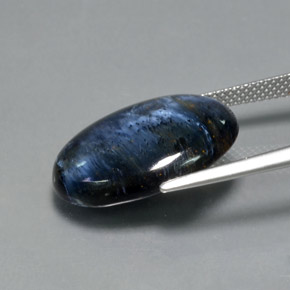 Piétersite multicolore naturelle coupe ovale, 10,70 ct, opaque