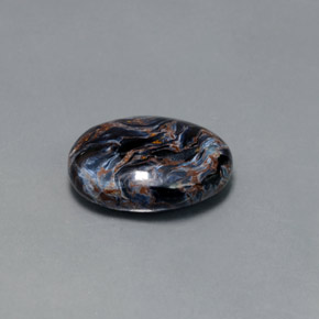 Pietersite Multicolore naturelle Coupe ovale, 7.11 ct, Opaque