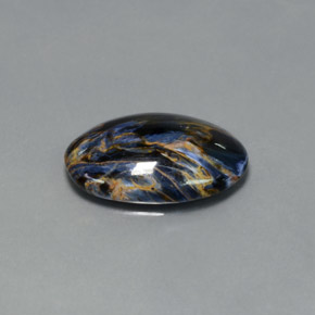 Pietersite Multicolore naturelle Coupe ovale, 6.54 ct, Opaque