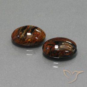Shop natural 9.83ct Multicolore Pietersite gems, ovale, from Namibie at GemSelect. In stock, global shipping!