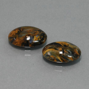 Achetez naturel ct multicolore piétersite gems, coupe ovale, en provenance namibie chez gemselect. en stock, livraison internationale!