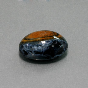 Pietersite Multicolore naturelle Coupe ovale, 5.18 ct, Opaque