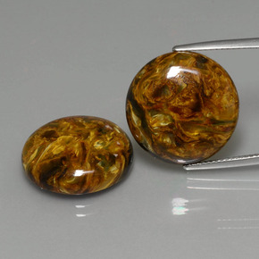 Achetez naturel ct multicolore piétersite gems, coupe roude, en provenance namibie chez gemselect. en stock, livraison internationale!