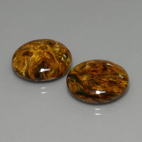 Achetez naturel ct multicolore piétersite gems, coupe roude, en provenance namibie chez gemselect. en stock, livraison internationale!