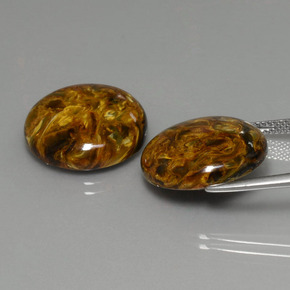 Achetez naturel ct multicolore piétersite gems, coupe roude, en provenance namibie chez gemselect. en stock, livraison internationale!