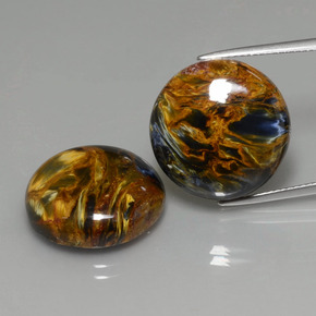 Achetez naturel ct multicolore piétersite gems, coupe roude, en provenance namibie chez gemselect. en stock, livraison internationale!
