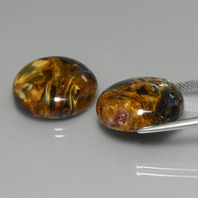 Achetez naturel ct multicolore piétersite gems, coupe roude, en provenance namibie chez gemselect. en stock, livraison internationale!