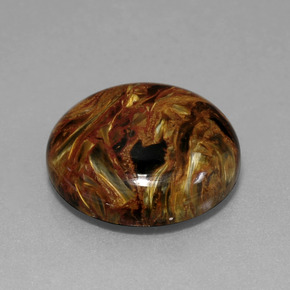 Pietersite Multicolore naturelle Coupe roude, 14.65 ct, Opaque