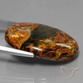 Pietersite Multicolore naturelle ovale, 31.05 ct, Opaque