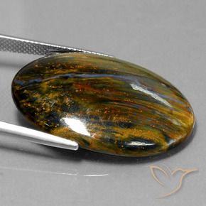 Pietersite Multicolore naturelle ovale, 23.40 ct, Opaque