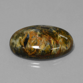 Piétersite multicolore naturelle coupe ovale, 37,04 ct, opaque