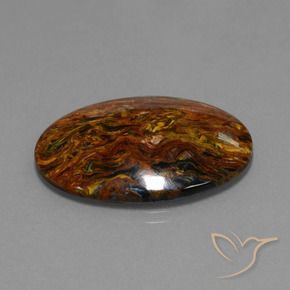 Pietersite Multicolore naturelle ovale, 22.19 ct, Opaque