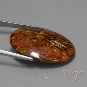 Pietersite Multicolore naturelle ovale, 22.19 ct, Opaque