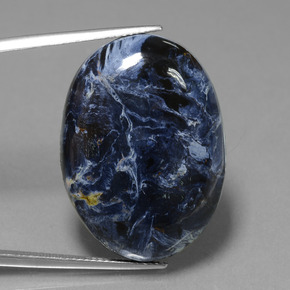 Pietersite Multicolore naturelle Coupe ovale, 30.94 ct, Opaque