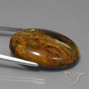 Pietersite Multicolore naturelle ovale, 34.18 ct, Opaque