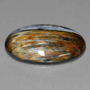 Pietersite Multicolore naturelle Coupe ovale, 27.95 ct, Opaque