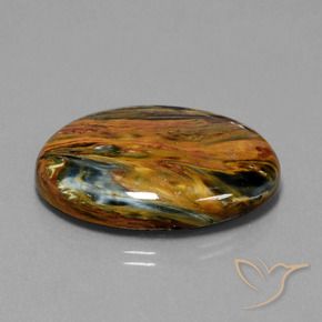 Pietersite Multicolore naturelle ovale, 33.78 ct, Opaque