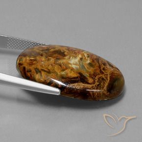 Pietersite Multicolore naturelle ovale, 28.44 ct, Opaque
