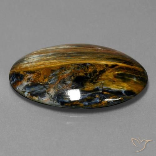Pietersite Multicolore naturelle ovale, 24.82 ct, Opaque
