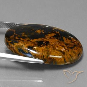 Pietersite Multicolore naturelle ovale, 29.98 ct, Opaque