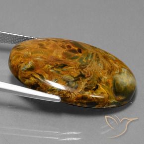 Pietersite Multicolore naturelle ovale, 28.81 ct, Opaque