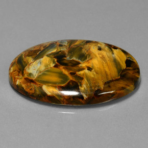 Piétersite multicolore naturelle coupe ovale, 25,72 ct, opaque