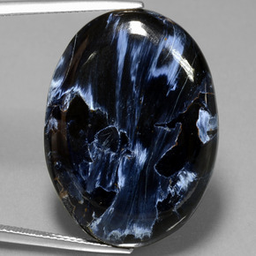 Pietersite Multicolore naturelle Coupe ovale, 30.07 ct, Opaque