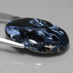 Pietersite Multicolore naturelle Coupe ovale, 30.07 ct, Opaque